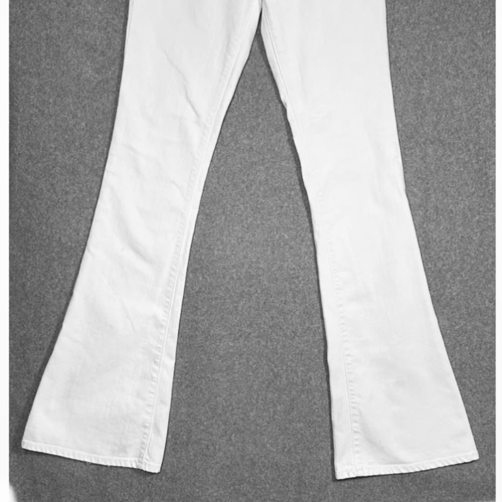 Vince White Tall Skinny Flare Leg Jeans Sz 24 x 36”Inseam - Picture 2 of 13